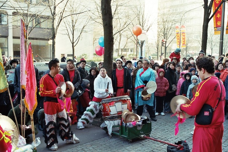 cymbales devant Saint Hypolite 2006